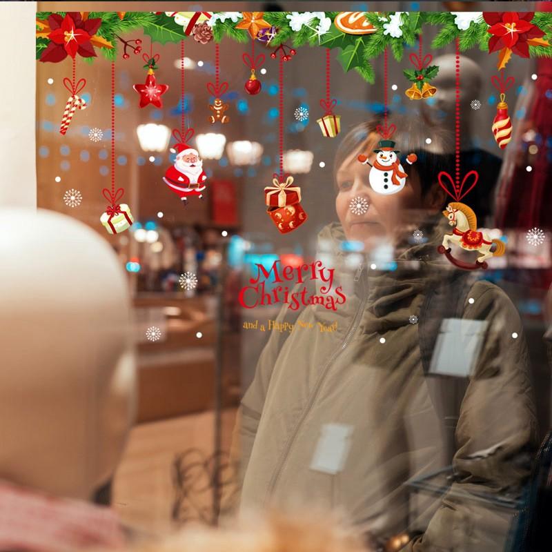 ウォールステッカー 壁紙シール クリスマス 貼ってはがせる X'mas 壁