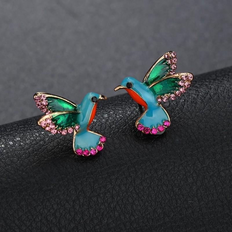 ピアス 青い鳥 ジュエリー 鳥 トリ レディース 女性用 アクセサリー