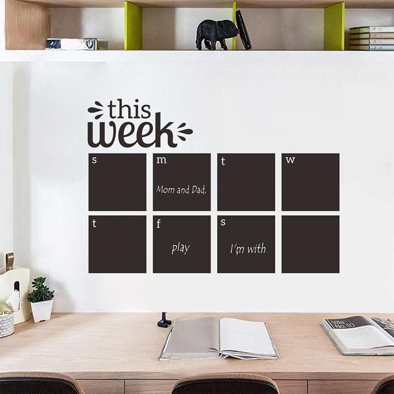 ウォールステッカー 壁ステッカー 壁紙シール 黒板風 書き込み 予定表 スケジュール 便利 ブラックボード インテリア雑貨 Diy 模様替え プチリフ Zak 507 プラスナオyahoo 店 通販 Yahoo ショッピング