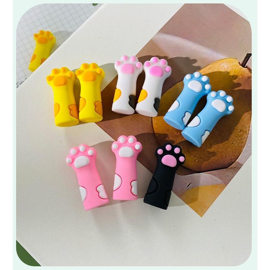 消しゴム 肉球型 5色セット 5個セット キッズ 子供 女の子 文房具 文具
