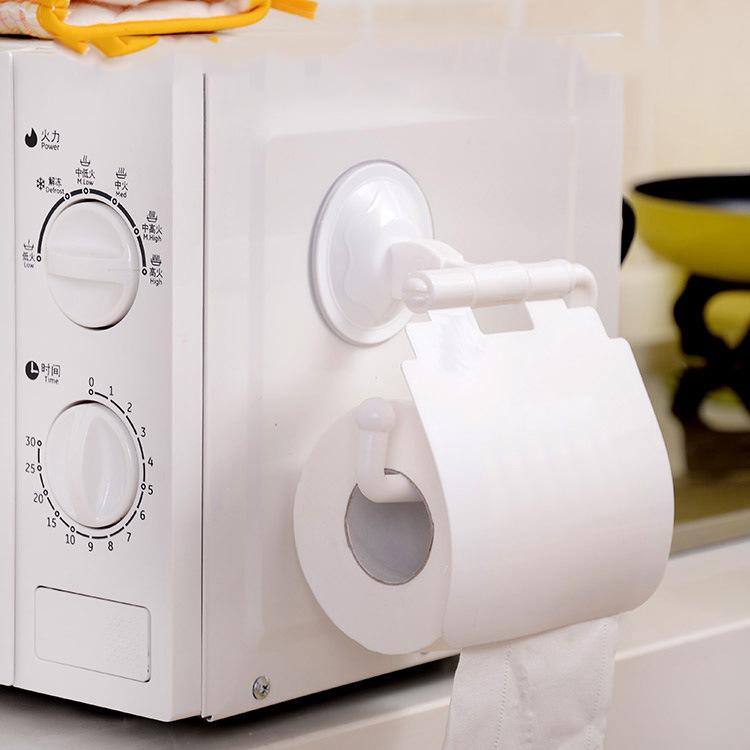 トイレットペーパーホルダー ロールペーパーホルダー 吸盤式 吸着