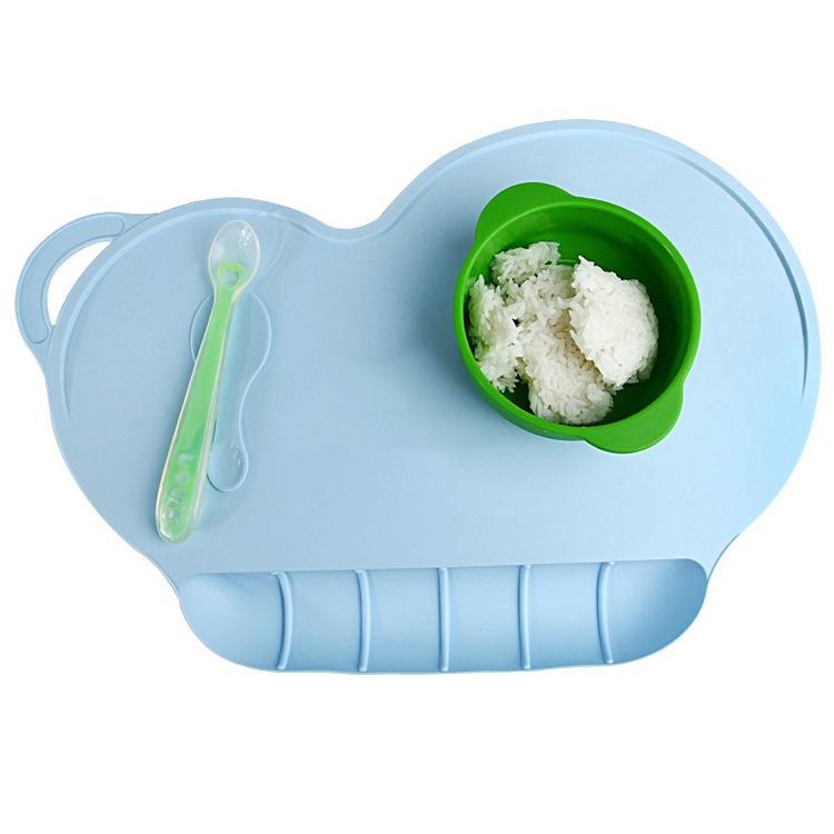 シリコンランチョンマット お食事マット テーブルマット 食べこぼし キャッチ ポケット 子供用 こども用 キッズ ベビー ベビー用 Baby 洗える | plusnao | 08