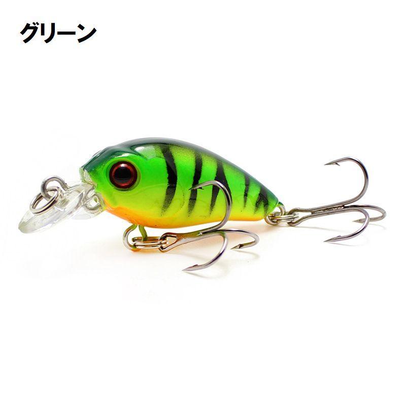 クランクベイト ハードルアー 釣り用品 フィッシング用品 小型 リップ
