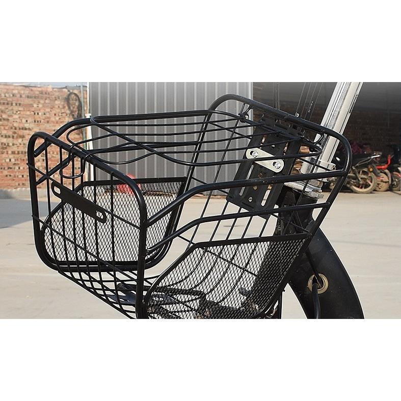 National ビンテージサイクル 前バスケット付き 自転車用カゴ フロントカゴ サイクルバスケット 自転車用