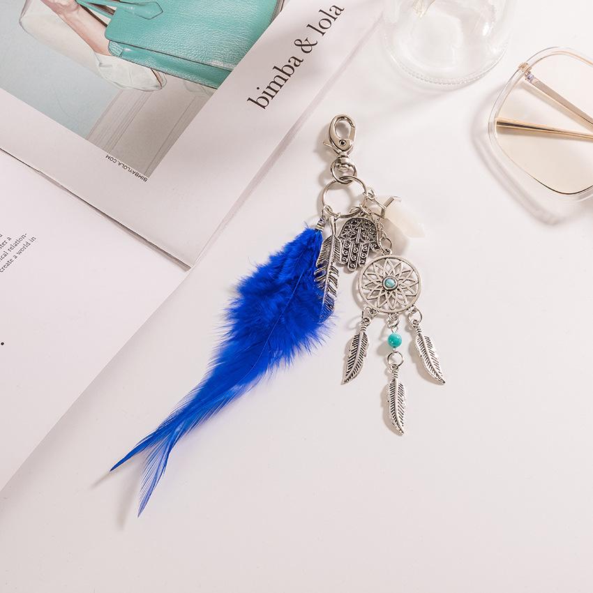 【新品未開封】セット販売 Free! メタルチャームストラップ 10個入 BOX plusnao ドリームキャッチャー キーホルダータイプ 魔除け 羽毛