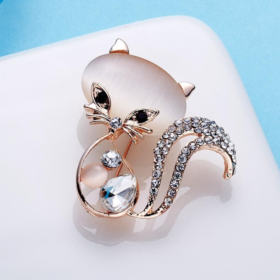 期間限定60 Off ブローチ バッヂ レディース 女性 ファッション雑貨 アクセサリー フクロウ 鳥 バード ネコ 猫 ラインストーン ゴールドカラー かわいい きれい660円 Aynaelda Com