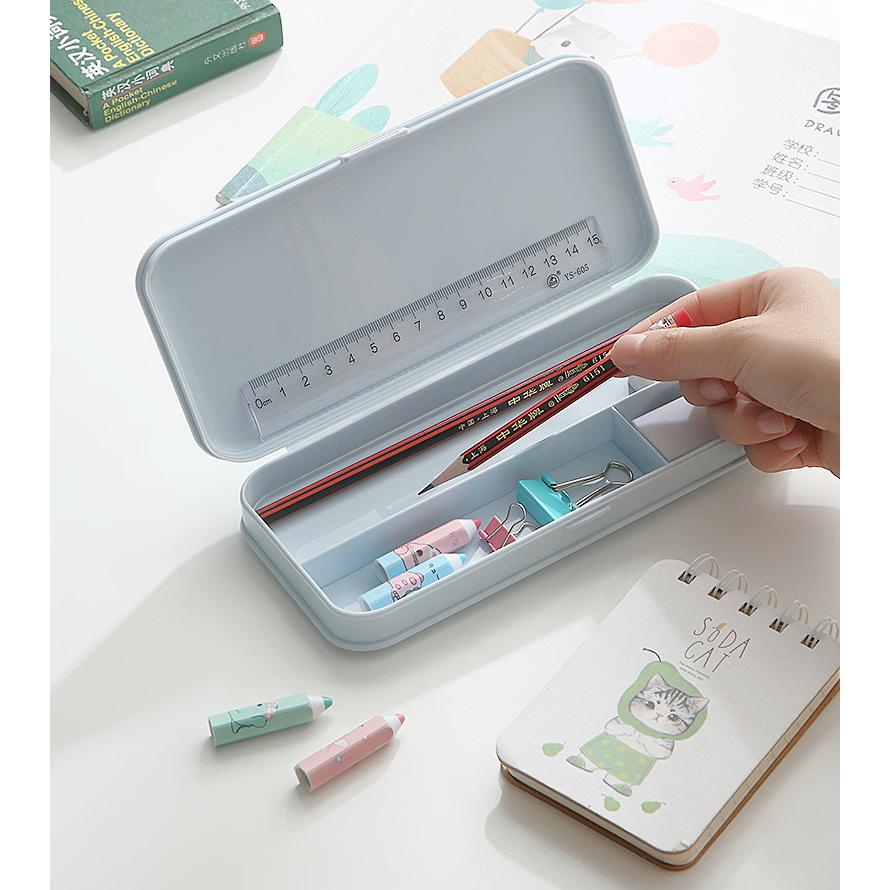 ペンケース 筆箱 文具入れ 文房具 ステーショナリー雑貨 長方形 箱型