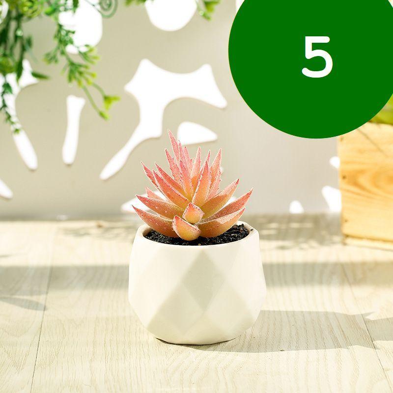 フェイクグリーン 単品 鉢植え 造花 人工多肉植物 ミニ コンパクト