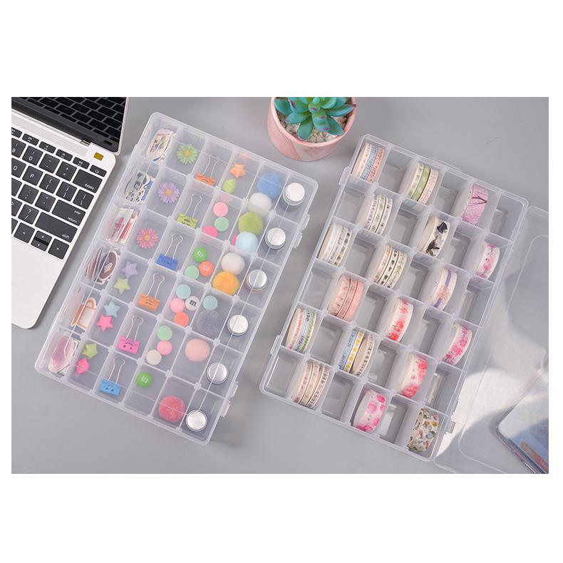 plusnao（プラスナオ） 小物入れ 収納ケース 仕切りケース 15マス 24