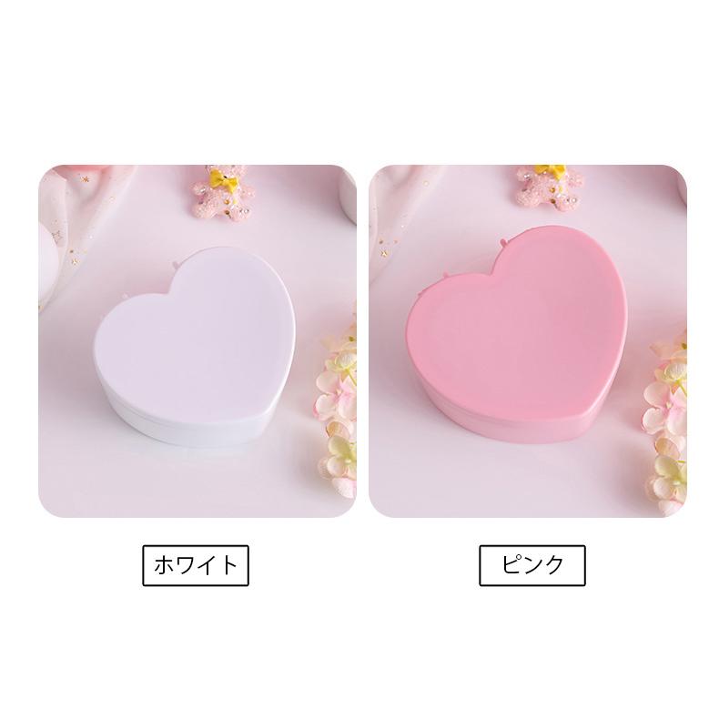 plusnao（プラスナオ） アクセサリー収納ボックス 2段 ハート型 子供用