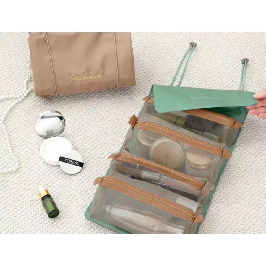 URBAN FOREST 大容量　簡単　収納　化粧　ポーチ　折り畳み　ピンク バックヤードファミリー BACKYARD FAMILY メイクボックス コスメ