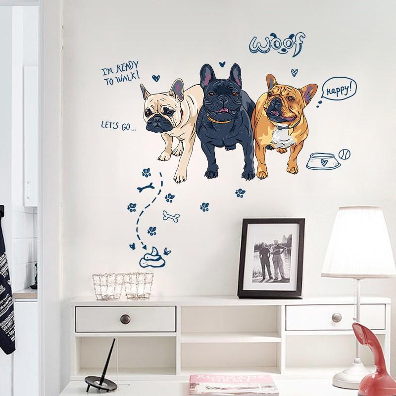 ウォールステッカー ウォールシール 壁紙シール 犬 ドッグ ロゴ ブルドッグ 室内装飾 模様替え Diy プリント かわいい おしゃれ Zak プラスナオyahoo 店 通販 Yahoo ショッピング