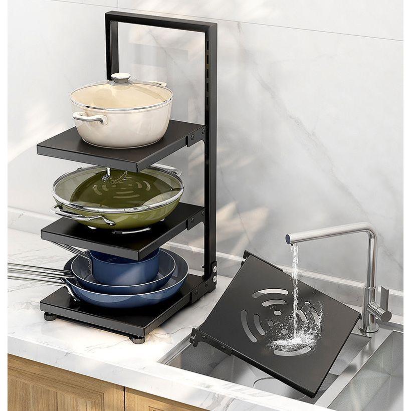 plusnao（プラスナオ） キッチンラック 4段 収納ラック 棚 キッチン