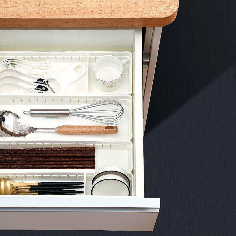 ⭐️残り1点❣️BROHN引き出しカトラリー収納トレー ホワイト 白