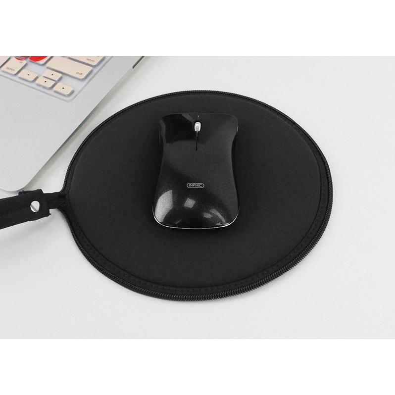 マウスパッド マウスケース 2way ストラップ付き 持ち運び 携帯