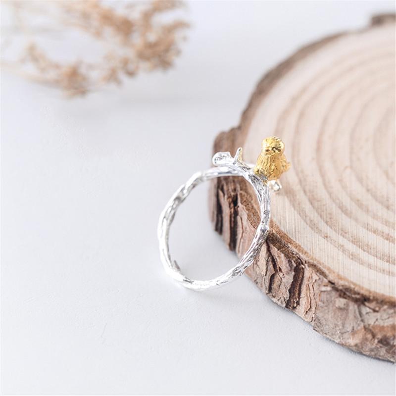 古着 40's アニマルボタン リング 指輪 ハンドメイド アクセサリー 指輪 ファッションリング オープンリング 2点セット レディース