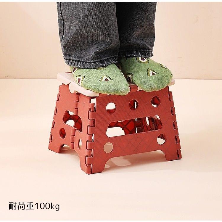 希少　ルネセイコウ ミッキー ステップ スツール チェア 椅子 折り畳み 天然木 スツール 踏み台 折りたたみ椅子 台 ステップ台 小サイズ チェア