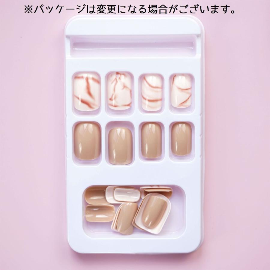 ネイルチップ 24枚セット 12サイズ つけ爪 手の爪用 ネイル ショート