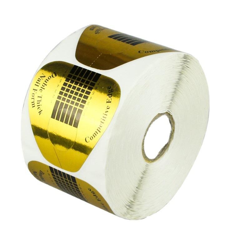 ネイルフォーム 長さ出し 500枚 ネイルアート ジェルネイル セルフ