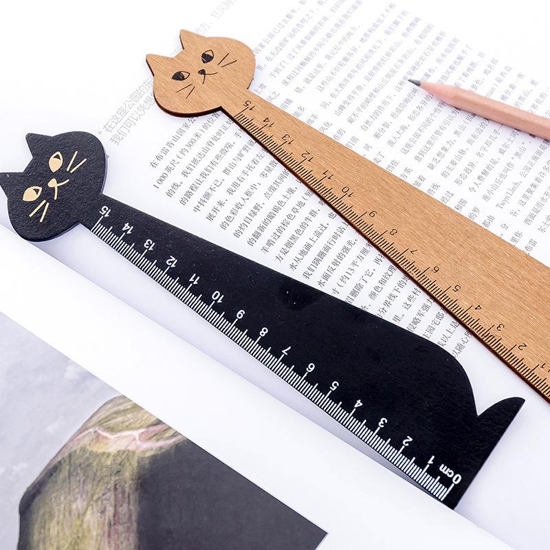 定規 ものさし 直線 じょうぎ 15cm ネコ 猫 ねこ 文房具 筆記用具 事務用品 製図 学校 オフィス アニマル ステーショナリー｜plusnao｜04