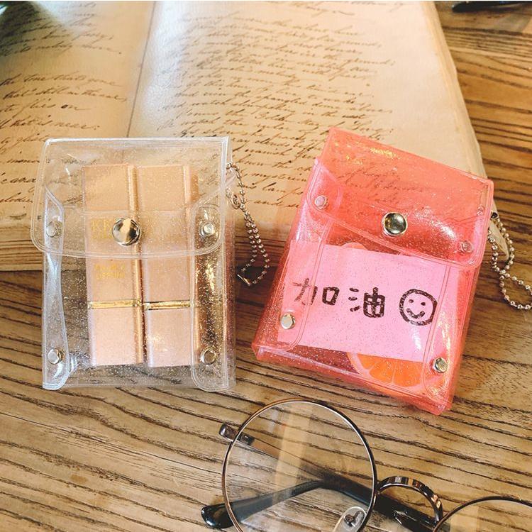 plusnao クリアマルチケース ミニポーチ 化粧ポーチ コスメ