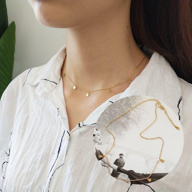 チョーカー ネックレス ペンダント レディース アクセサリー アジャスターチェーン ラウンドチェーン 細見 華奢 シルバー925 ゴールドカラー 可愛 プラスナオ Paypayモール店 通販 Paypayモール