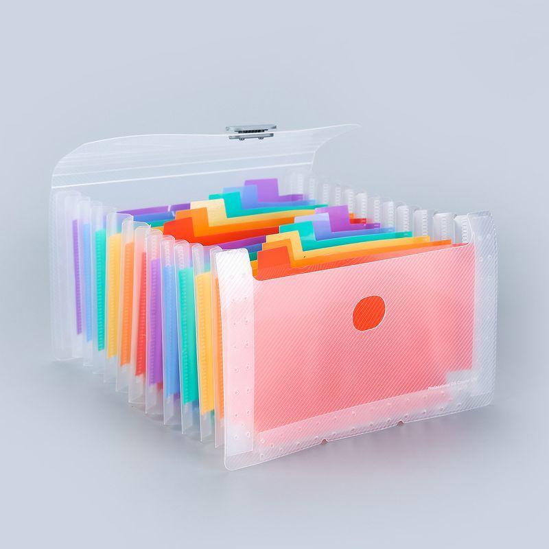 plusnao（プラスナオ） アコーディオンファイル A6サイズ 13ポケット