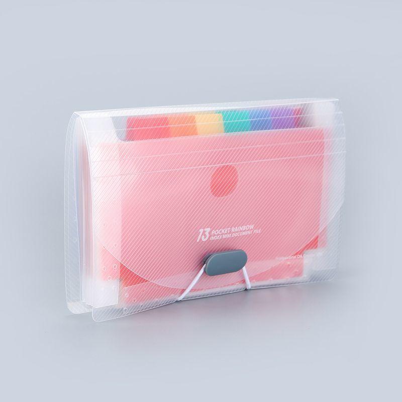 アコーディオンファイル A6サイズ 13ポケット ドキュメントファイル