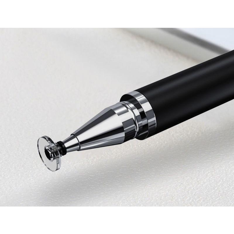 タッチペン スタイラスペン 2in1 2way ディスク 円盤型ペン先 キャップ