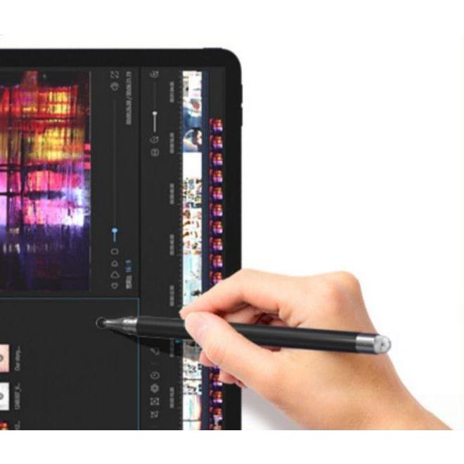 タッチペン スタイラスペン 2in1 2way ディスク 円盤型ペン先 キャップ