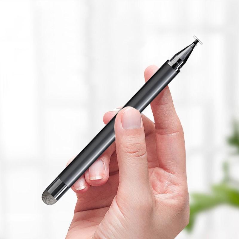 タッチペン スタイラスペン 2in1 2way ディスク 円盤型ペン先 キャップ