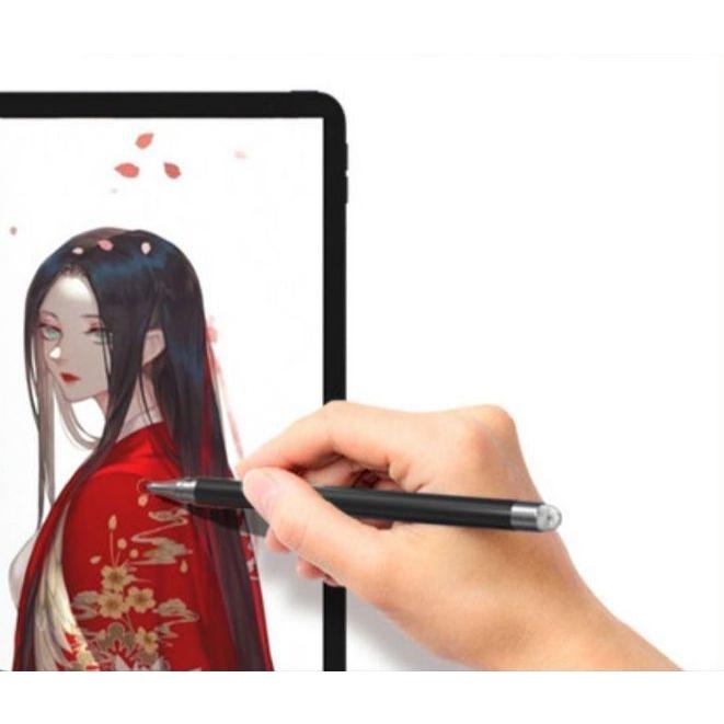 タッチペン スタイラスペン 2in1 2way ディスク 円盤型ペン先 キャップ