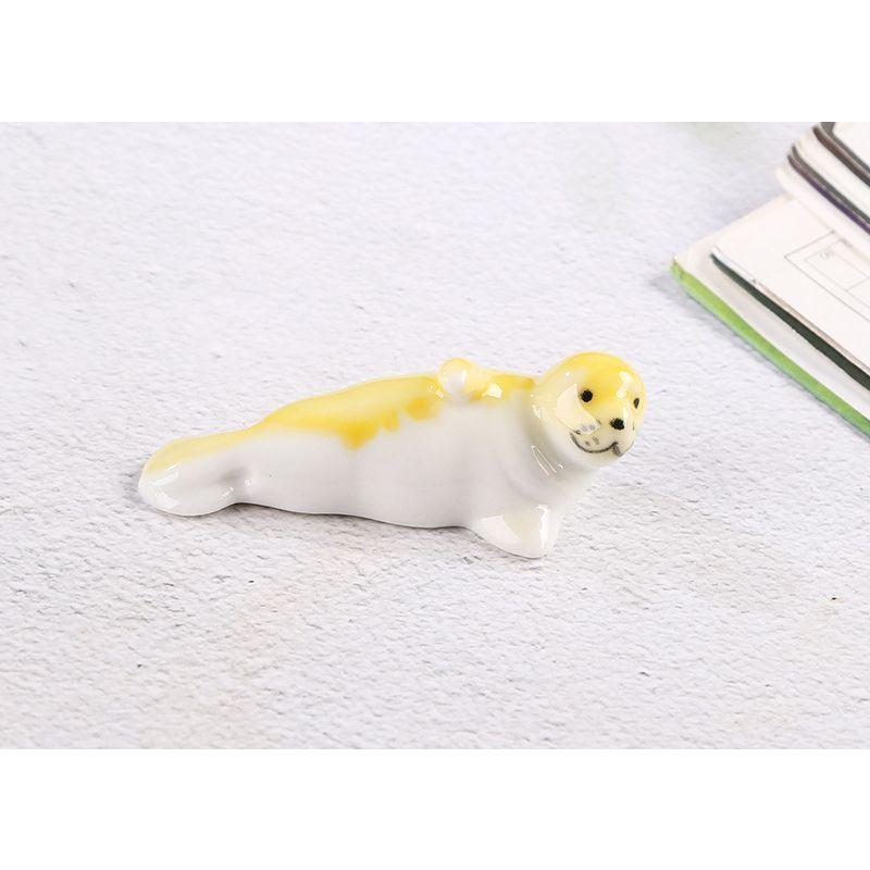 箸置き 箸枕 はし置き セラミック 陶器 アザラシ アニマル 動物