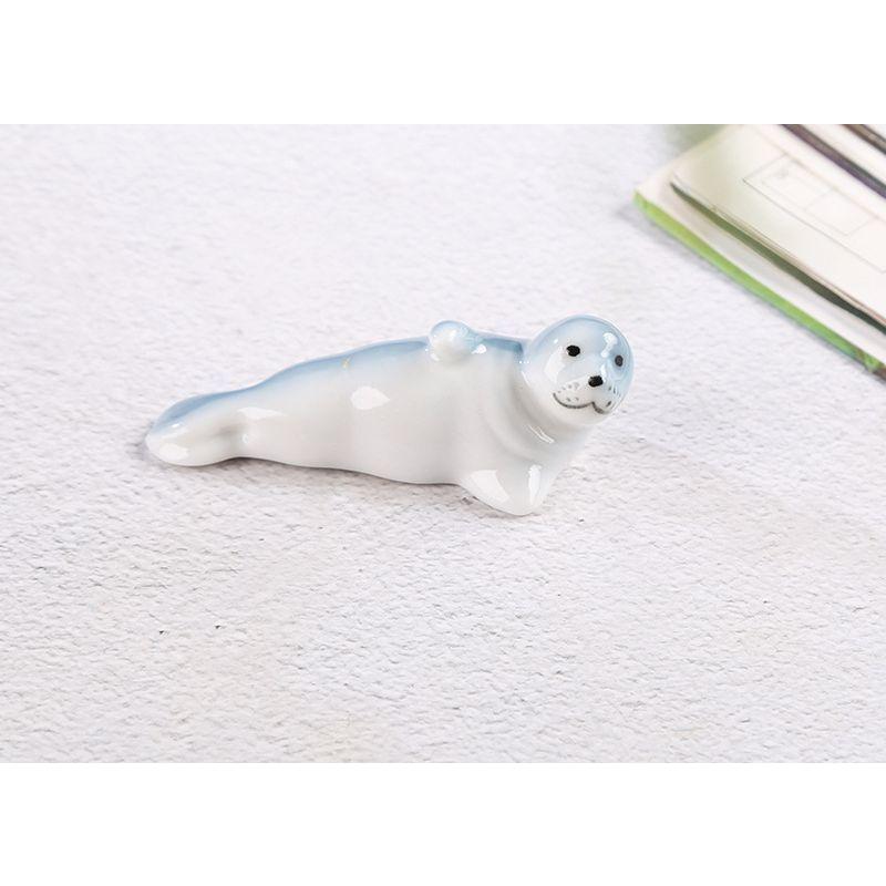 箸置き 箸枕 はし置き セラミック 陶器 アザラシ アニマル 動物