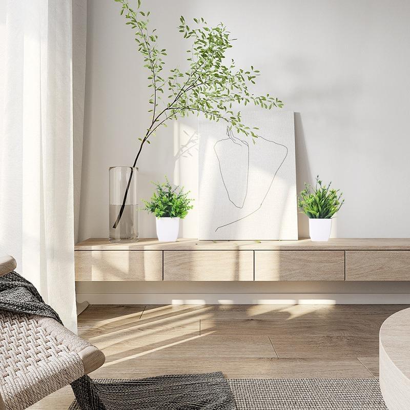 フェイクグリーン インテリア 造花 人工観葉植物 小型 鉢付き レプリカ