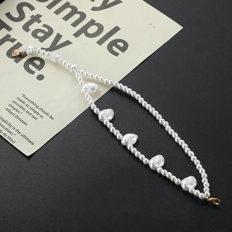 パール風チェーン アクセサリー素材 パーツ ハンドメイド 手芸