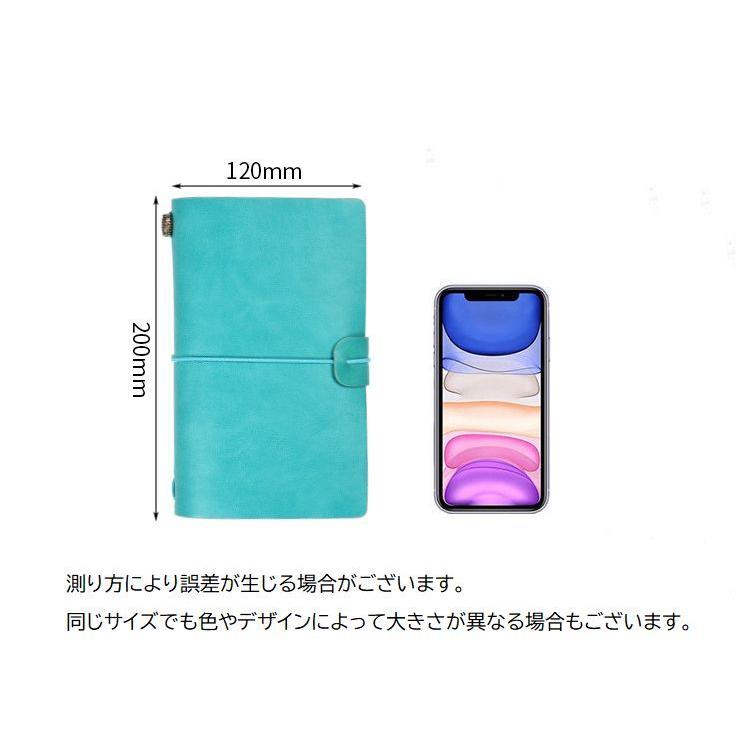 plusnao（プラスナオ） ノート A6サイズ カバー付き レザー調 フェイク