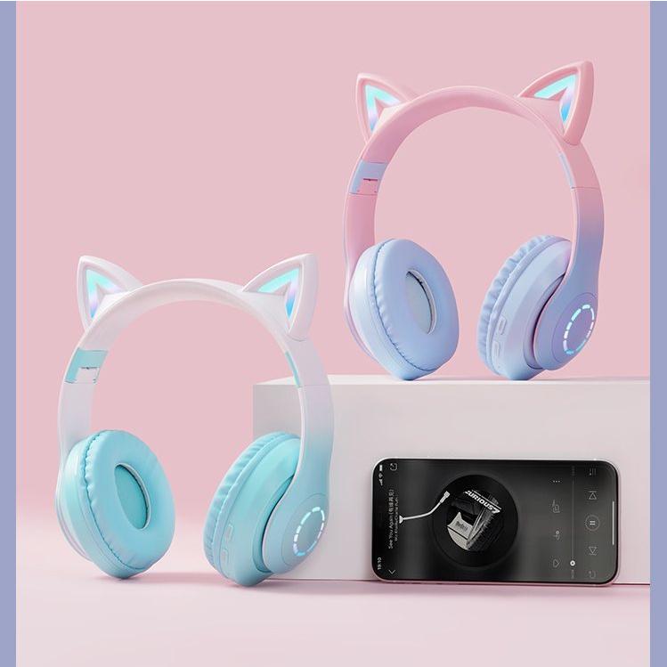 ヘッドホン 猫耳ヘッドフォン ワイヤレス イヤホン ゲーミング