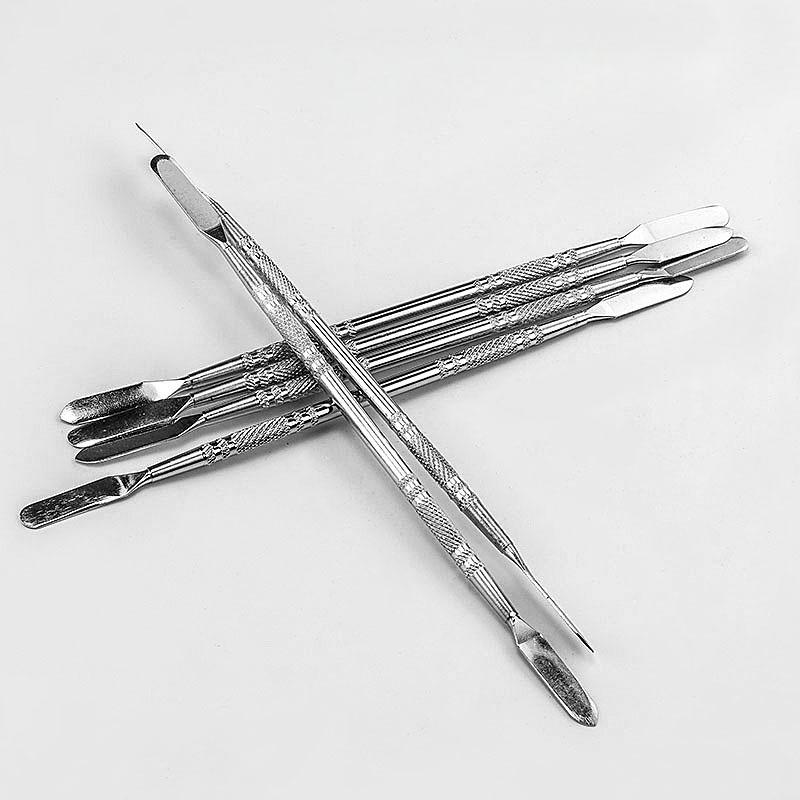 金属ヘラ スパチュラ 単品 両頭型 こじ開け工具 オープニングツール