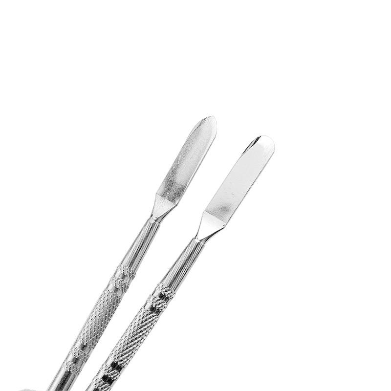 金属ヘラ スパチュラ 単品 両頭型 こじ開け工具 オープニングツール