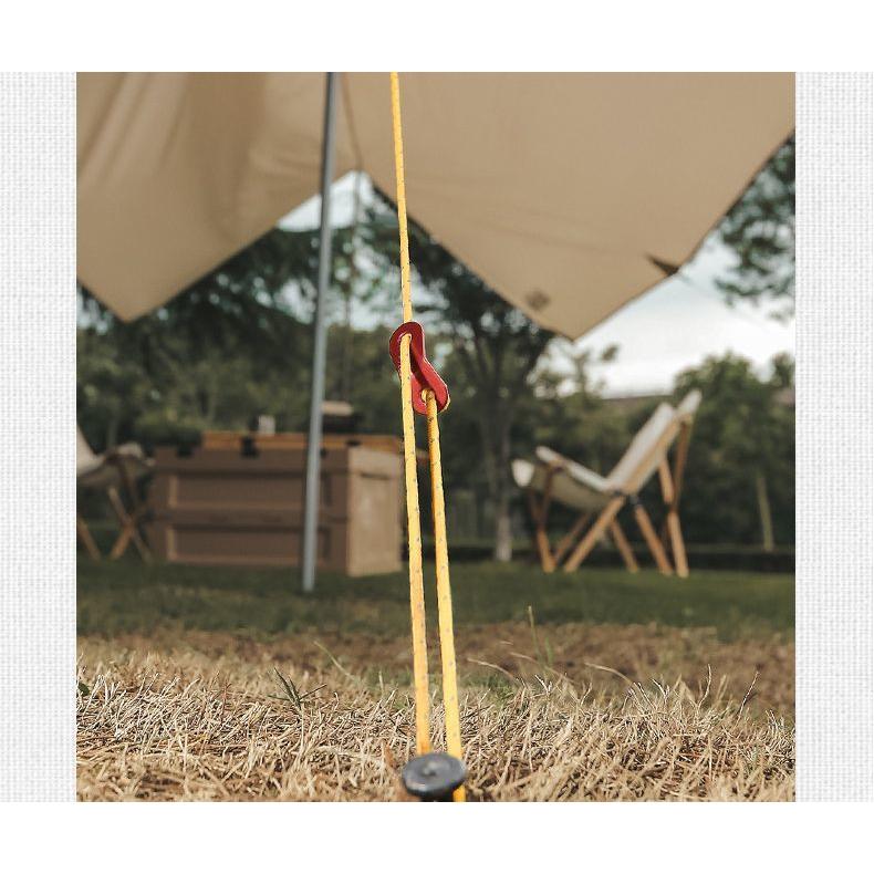 plusnao（プラスナオ） テントロープ 4m 4mm ガイロープ アウトドア