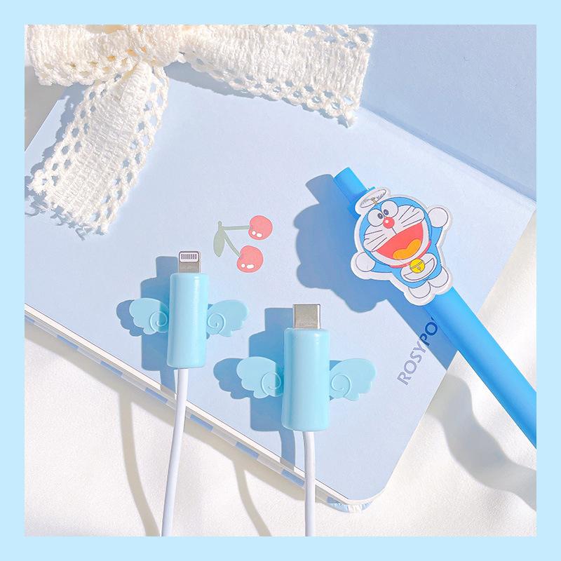 USBケーブルカバー 充電コードカバー コードクリップ スマホ 断線保護