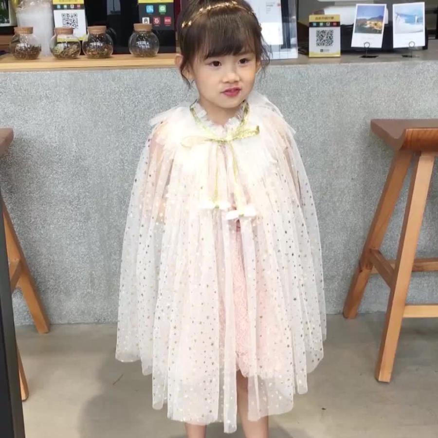 日よけポンチョ ケープ 子ども キッズ 女の子 薄手 リボン 紫外線対策 Uv対策 海 ビーチ 自転車 おしゃれ かわいい ドレッシー ガウン マント プラスナオ Paypayモール店 通販 Paypayモール