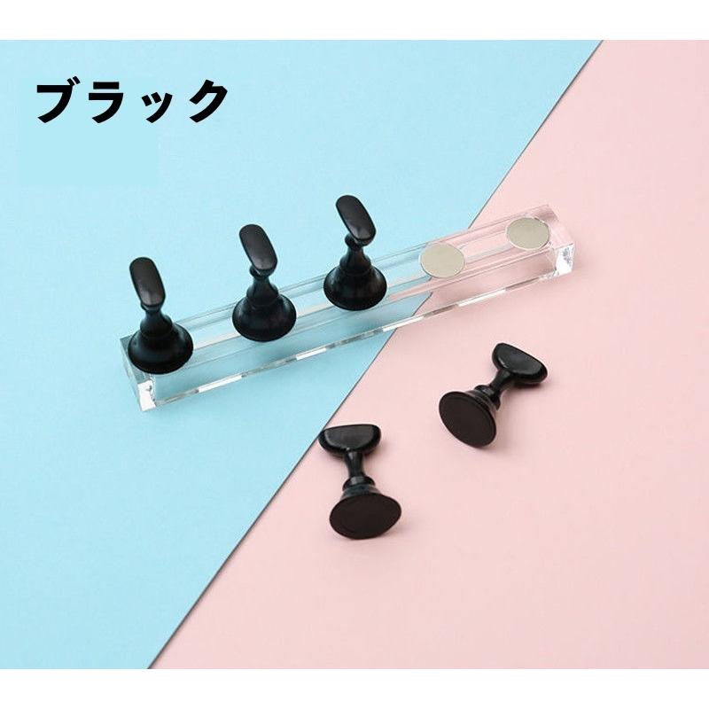 ネイルチップスタンド 5個セット マグネットタイプ ネイルアート用