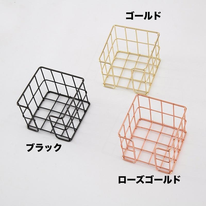 付箋ホルダー クリアポストノートホルダー 小物入れ ローズゴールド オフィス 付箋ホルダー クリアポストノートホルダー 小物入れ ローズゴールド