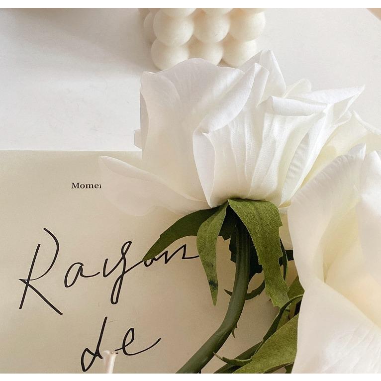 造花 ブーケ 花束 5本 1束 フェイクフラワー 薔薇 バラ ばら ローズ