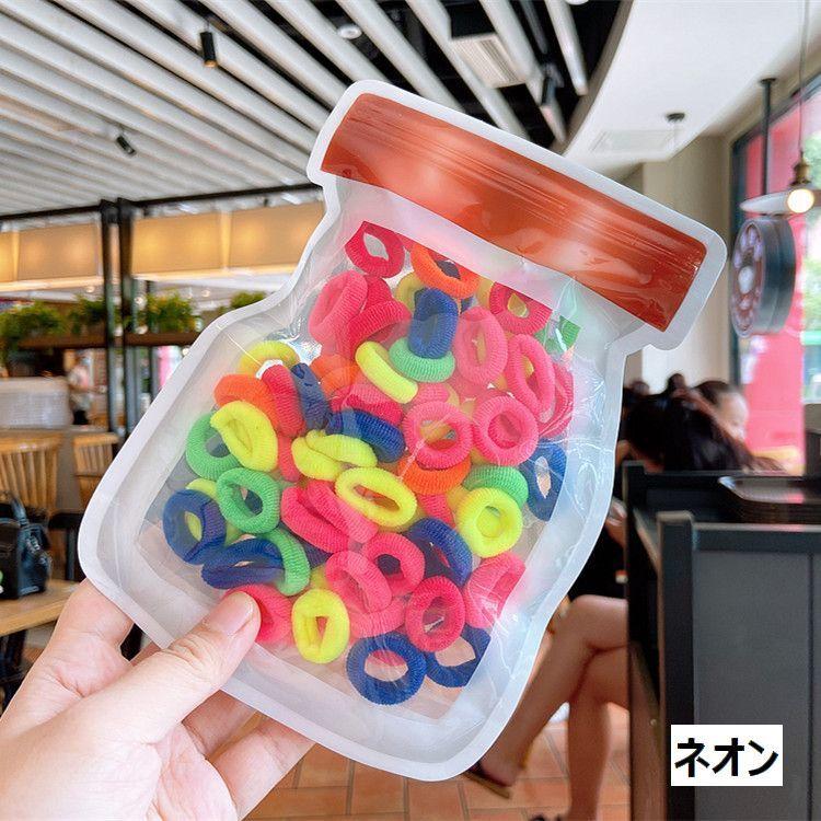 plusnao（プラスナオ） ヘアゴム 髪ゴム 100個セット ヘアアクセサリー