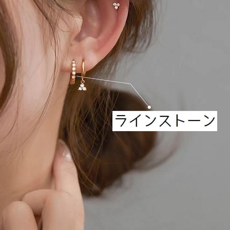 【ボウブラウス】暖かい色味！sweet pea 片耳用ピアス ac10-2205-89-1.jpg
