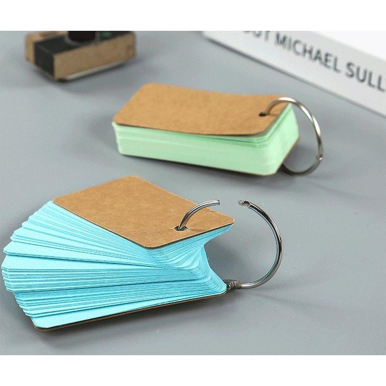 plusnao（プラスナオ） 単語帳 単語カード 50枚 同色3個セット 文具