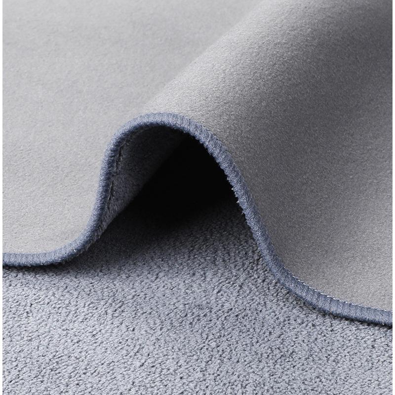 洗車用タオル カー用品 掃除用具 四角形 グレー 吸水性 拭きあげ